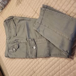 White House Black Market Gray Jeans